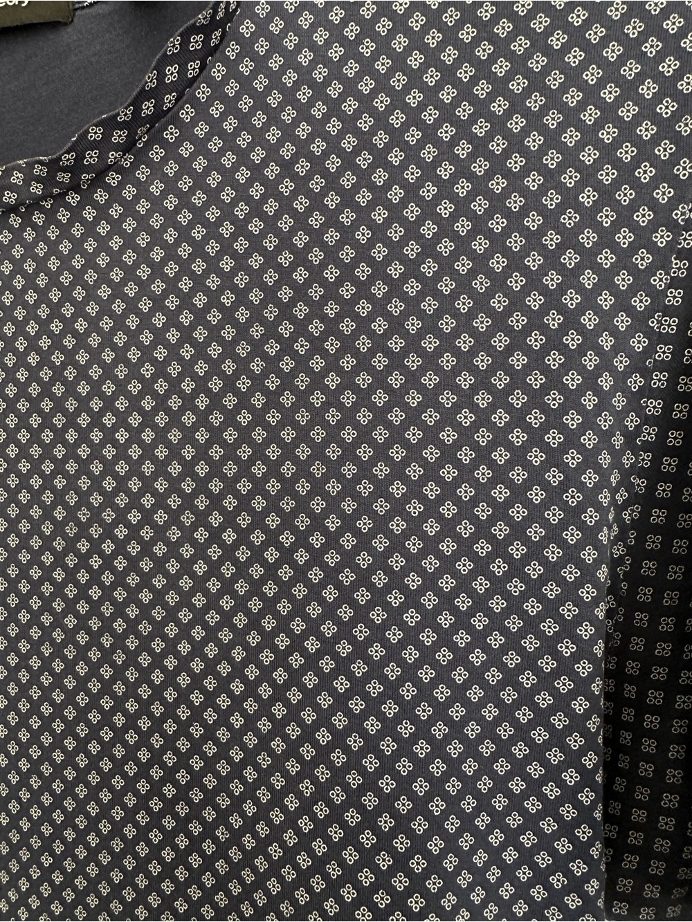Theory men’s Navy and White Micro Dot Crewneck Tee size large - Picture 4 of 12